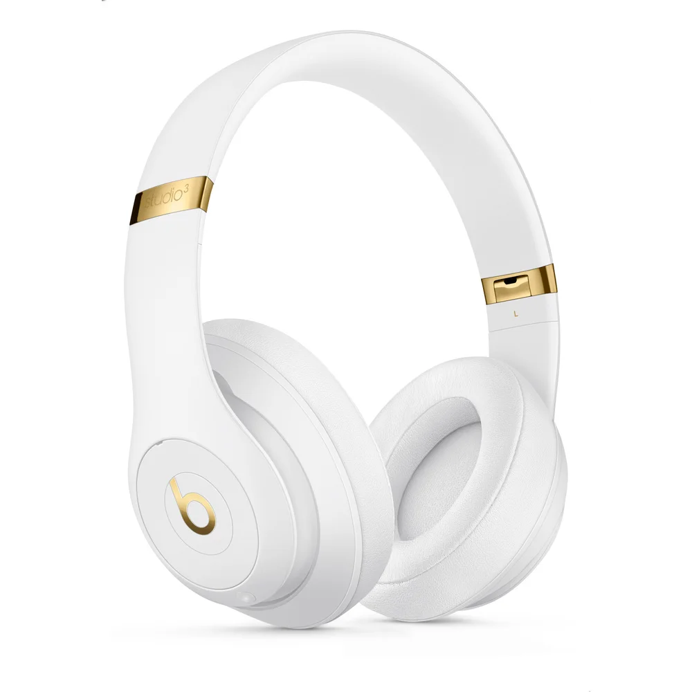 Beats Studio3 Wireless Noise Cancelling Over-Ear Headphones - White - Image 5