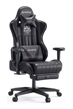 AutoFull C3 Gaming Chair Office Chair Ergonomic Computer Gaming Chair PU Leather