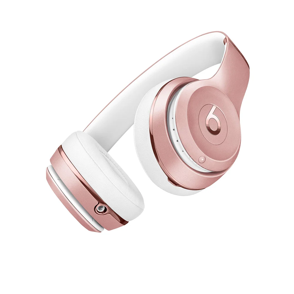 Beats Solo3 Wireless On-Ear Headphones, Apple W1 Headphone Chip - Rose Gold - Image 2