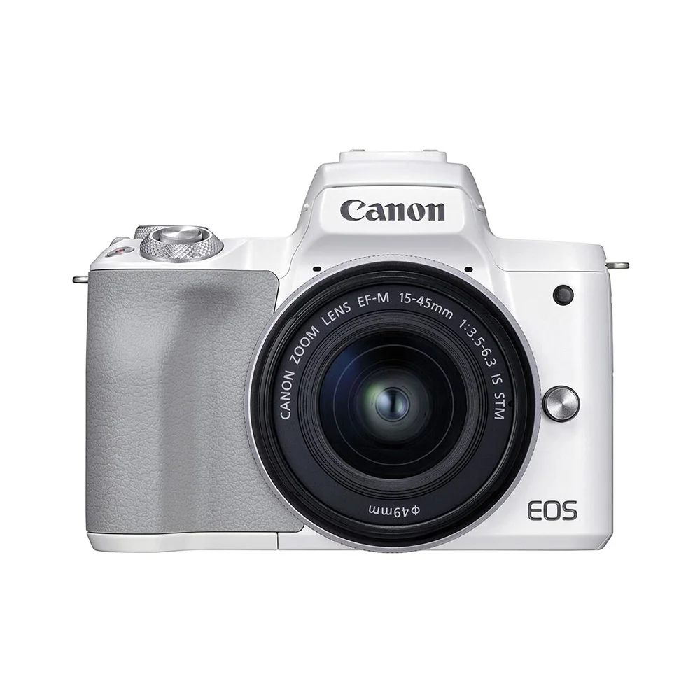 Canon EOS M50 Mark II Mirrorless Camera with 15-45mm Lens (White) - Image 2