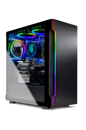 SkyTech Shadow 3.0 Gaming Computer PC Desktop - Ryzen 5 3600 6-Core 3.6GHz, GTX 1660 Super 6G