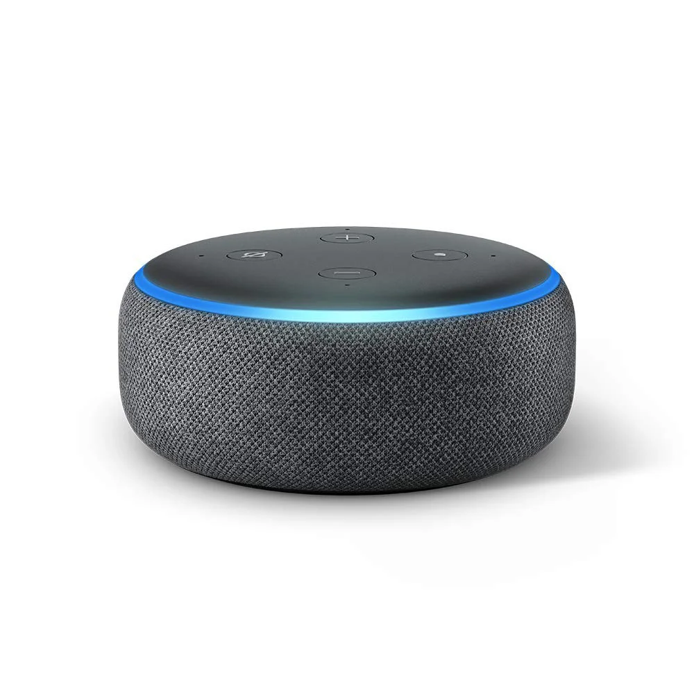 Echo Dot (3rd Gen, 2018 release) - Smart speaker with Alexa - Charcoal - Image 2